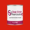 British Standard 381C Bold Red 564 Paint Litre Tin