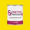 British Standard 381C Bold Yellow 363 Aerosol Spray Paint - 1 litre tin