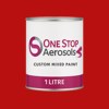 British Standard 381C Cherry 538 Paint Litre Tin