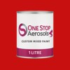 British Standard 381C Currant Red 539 Paint Litre Tin