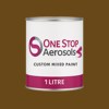 British Standard 381C Dark Brown 412 Paint Litre Tin