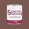 British Standard 381C Dark Camouflage Brown 436 Paint Litre Tin