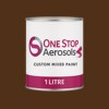 British Standard 381C Golden Brown 414 Paint Litre Tin