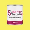 British Standard 381C Grapefruit 315 Aerosol Spray Paint - 1 litre tin