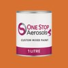 British Standard 381C Light Orange 557 Paint Litre Tin