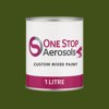 British Standard 381C Olive Green 220 Aerosol Spray Paint - 1 litre tin