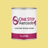 British Standard 381C Pale Cream 352 Paint Litre Tin