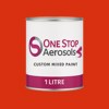 British Standard 381C Signal Red 537 Paint Litre Tin
