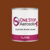 British Standard 381C Venetian Red 445 Paint Litre Tin