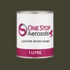 British Standard 381C Very Dark Drab 337 Paint Litre Tin