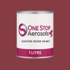 Master Chroma Isofan - R3282 - Red Paint Litre Tin