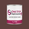 Master Chroma Isofan - R3357 - Red Paint Litre Tin