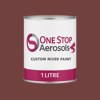 Master Chroma Isofan - R3425 - Red Paint Litre Tin