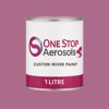 Master Chroma Isofan - R3441 - Red Paint Litre Tin