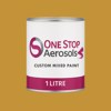 Master Chroma Isofan - Y1231 - Yellow Paint Litre Tin