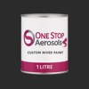 RAL 000 20 00 Slate Black Paint Litre Tin