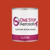 RAL 2002 Vermilion Paint Litre Tin