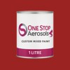 RAL 3002 Carmine Red Paint Litre Tin