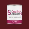 RAL 3005 Wine Red Paint Litre Tin