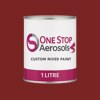 RAL 3011 Brown Red Paint Liter Tin