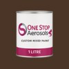 RAL 8014 Sepia Brown Paint Litre Tin