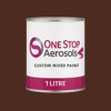 RAL 8016 Mahogany Brown Paint Litre Tin