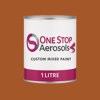 RAL 8023 Orange Brown Paint Litre Tin