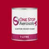 NCS S 1580-R Paint Litre Tin